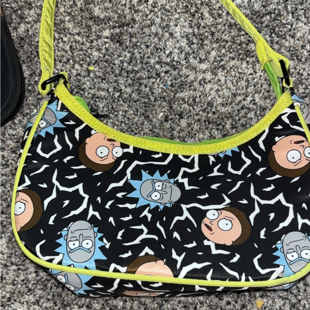 Rick & Morty Cartoon Character Shoulder Bag